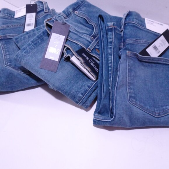 Veronica Beard Crosbie High Rise Wide Leg Jeans Ripple Haze Sz 28 NWT 348 - Picture 9 of 9